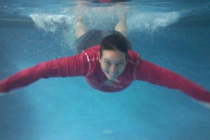 swimming for family time