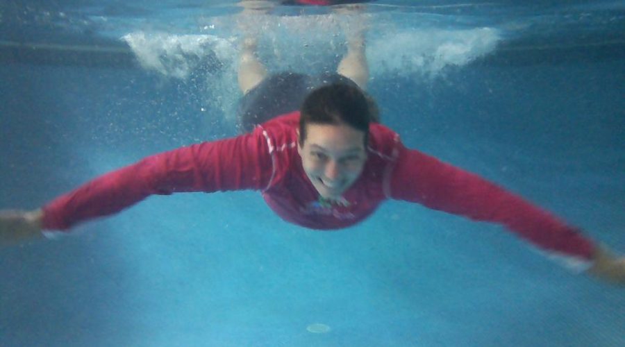 swimming for family time